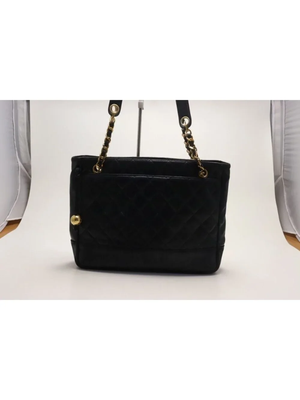 Chanel Quilted Lambskin Chain Shoulder